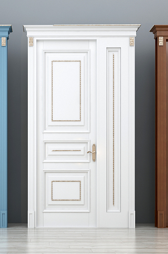 European style door 3d model