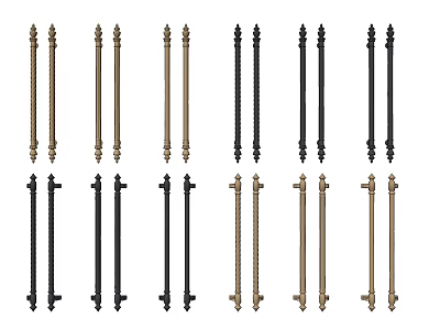 Jane O handle door handle door handle 3d model Jane O handle door handle door handle 3d model