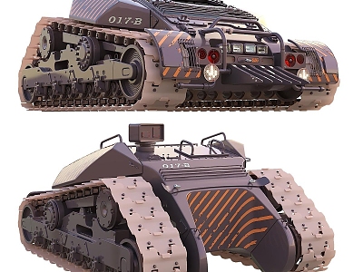 Tanks Military Equipment 3d model