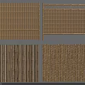 Natural Bamboo Screens With Various Decorative Patterns For Home And Garden Decor