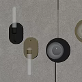 Quiet wall lamp 3d model