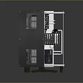 Open Modern Computer Case With Visible Internal Components And RGB Lighting