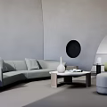 Modern Sofa Coffee Table Combination Sofa Coffee Table 3d model
