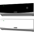 Herolux Wall Mounted Air Conditioner Fans with Black and White Sleek Design