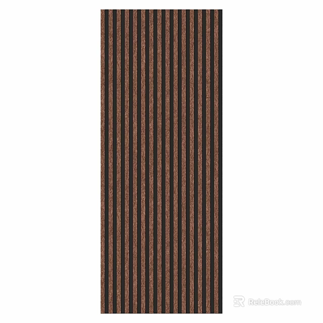 Modern Two Seater Sofa With Brown And Black Striped Design For Living Room 3d model 
