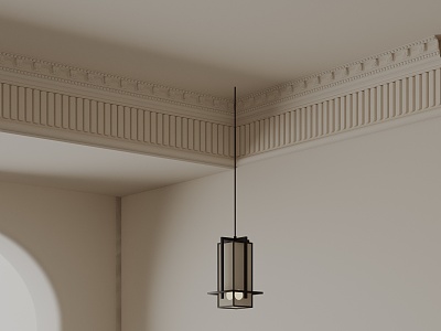 Modern chandelier 3d model