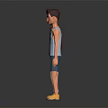 Four Male Characters With Casual And Formal Outfits Including T Shirts Jackets Blazer And Shorts