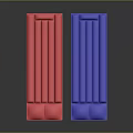 Long Red And Blue Inflatable Play Mats For Kids Outdoor Playground Activities