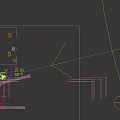 Futuristic Flying Cars Over Modern City Skyscrapers With Yellow Purple Green Designs And Wireless Connectivity