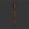 Wood And Stone Decorative Sculptures With Different Top Finishes On Dark Background