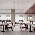 Restaurant Canteen 3d model