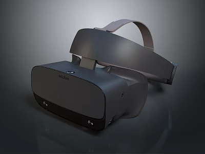 Modern VR Headset Design With Comfortable Headband And Sleek Exterior 3d model