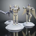 Modern robot toy sci-fi robot 3d model