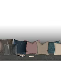 Modern Pillow Simple Pillow Cloth Pillow Casual Pillow Simple Cloth Pillow 3d model