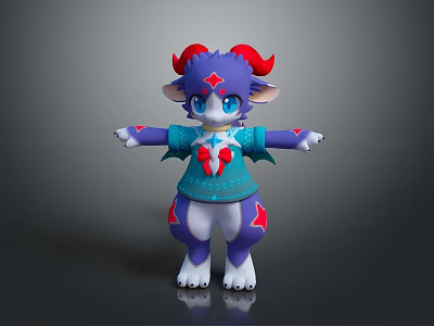 Modern Game Character Character Game Character 3d model