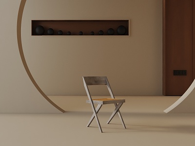 Modern Dining Chair 3d model