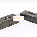 Rusty iron box old object 3d model