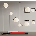Modern FLOS luminaire combination 3d model