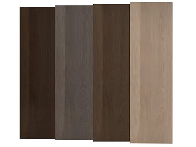 Wooden Wall Panels With Various Colors And Natural Wood Texture For Home Interior 3d model