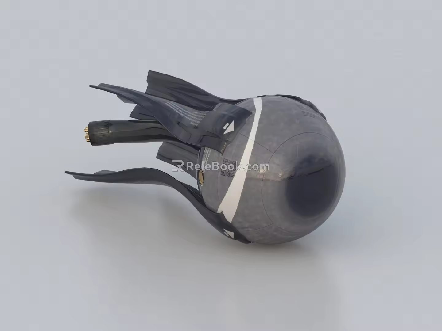modern eyeball 3d model
