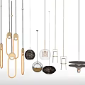 Modern Minimalist Pendant Lights With Various Designs Shapes And Metal Glass Materials