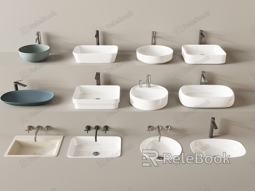 Wash basin wash basin counter basin faucet model