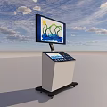 Modern All in One Machine with Large Screen Display Touchscreen Control Panel and Colorful Graphics