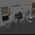Essential Medical Mobility Aids Including Wheelchair Toilet Grab Bars Crutches Storage Cabinets