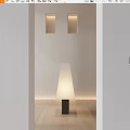 Modern Minimalist Floor Lamp With White Shade Black Base And Soft Lighting