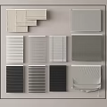 Modern Window Blinds In Various Styles And Colors For Home Interior Design