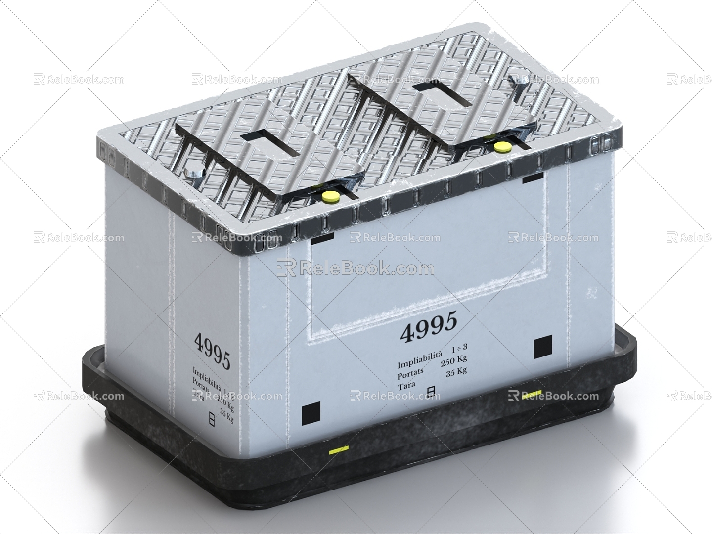 Container Container Container Box Lithium Battery Car Battery 3d model