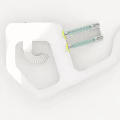 Modern slide bridge platform amusement equipment 3d model