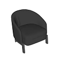 Modern Single Sofa 3d model