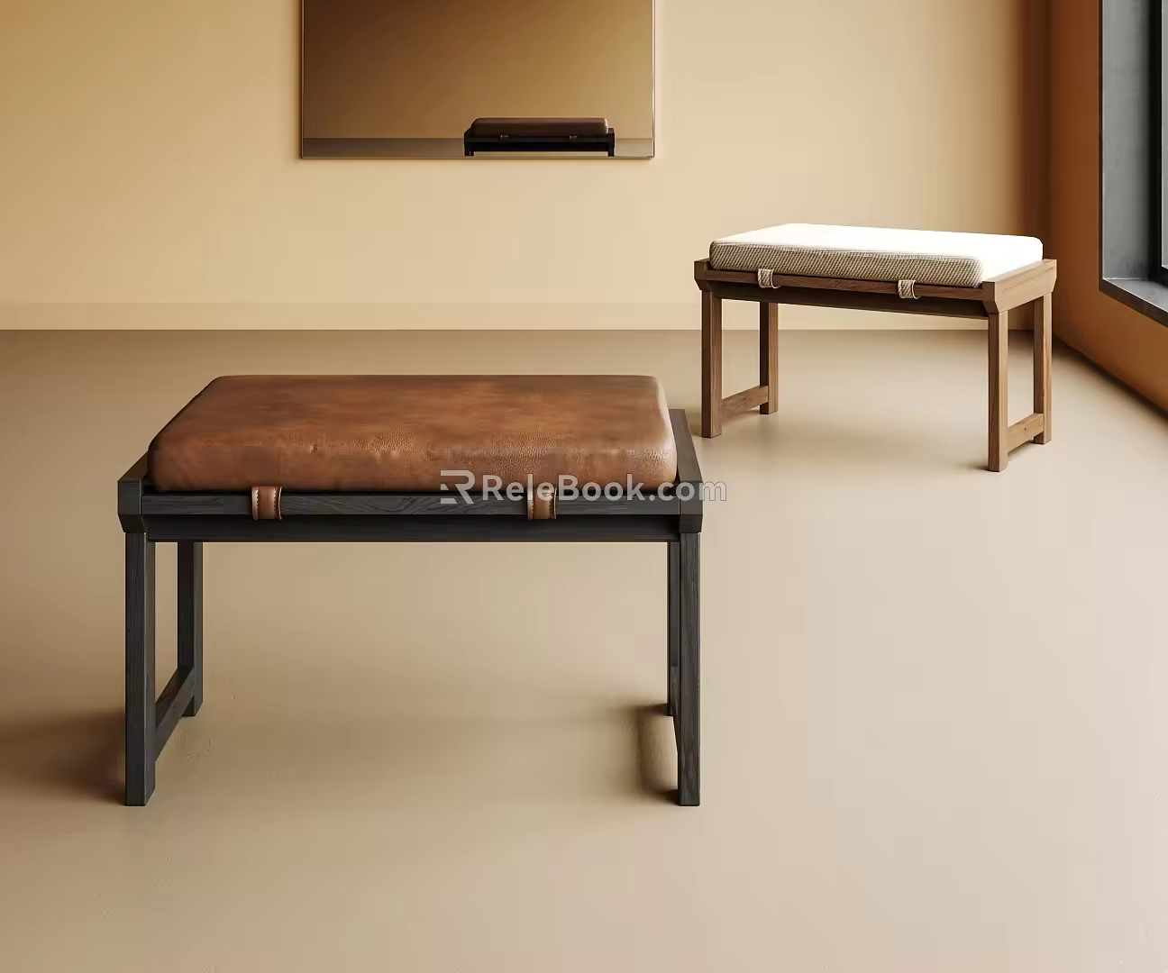 Modern Coffee Table Coffee Table Side Table Square Coffee Table Acrylic Coffee Table 3d model