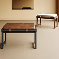 Modern Coffee Table Coffee Table Side Table Square Coffee Table Acrylic Coffee Table 3d model