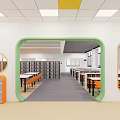 Modern Library Inside the Library 3d model