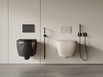 Modern Toilet Wall-Mounted Toilet model