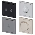 Modern Switch Switch Panel 3d model