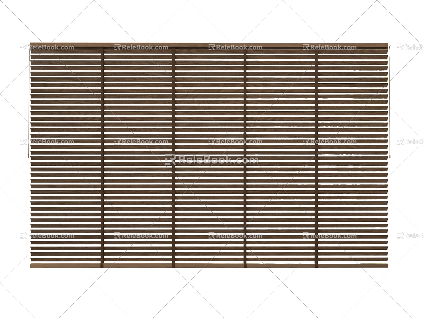 modern venetian blinds roller blinds curtain 3d model