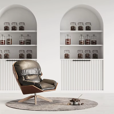 modern leisure chair 3d model