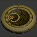 Medieval Shield Ancient Shield Defensive Weapon Ancient Shield Iron Shield Protective Shield Wooden Shield 3d model