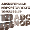 Modern Decorative Lights With Alphabet And Numbers Design For Home Decor