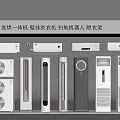 Modern Air Conditioners and Fans Including Standing Wall Mounted and Outdoor Units