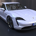 Porsche sports car Taycan Porsche Coupe Porsche Car 3d model