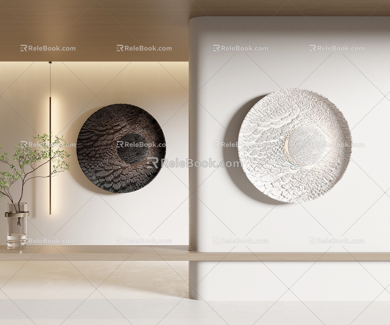 Modern Wall Decoration 3d model