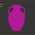 Elegant Decorative Vase With Two Handles Colorful Phoenix And Floral Patterns