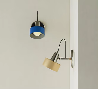 Modern wall lamp metal wall lamp 3d model