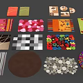 Colorful Decorative Rugs With Various Patterns And Different Shapes For Home Decor