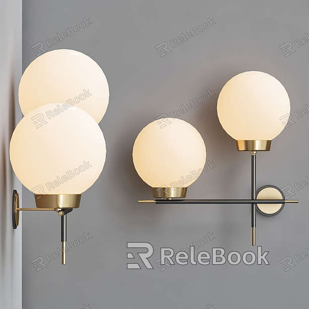 Modern wall lamp model