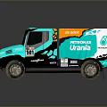 Turquoise Off Road Truck With VRTAN Logo Stylish Graphics And Adventure Ready Design